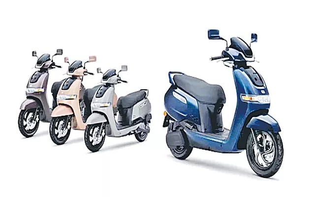 TVS Motor plans to expand electric two-wheeler range over next year - Sakshi