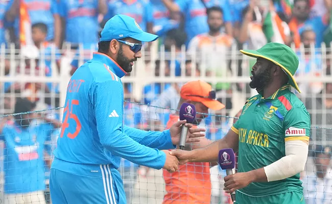 CWC 2023 IND VS SA: India Won The Toss And Choose To Bat   - Sakshi