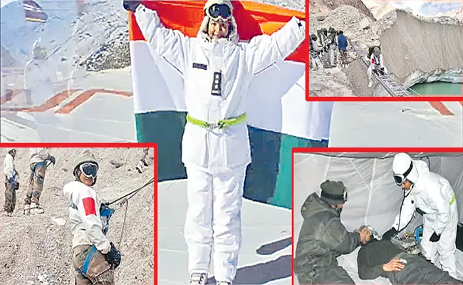 Captain Fatima Wasim makes history as first female medical officer deployed at Siachen Glacier - Sakshi