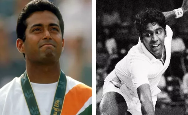 Leander Paes, Vijay Amritraj Become First Asian Men Elected To Tennis Hall Of Fame - Sakshi