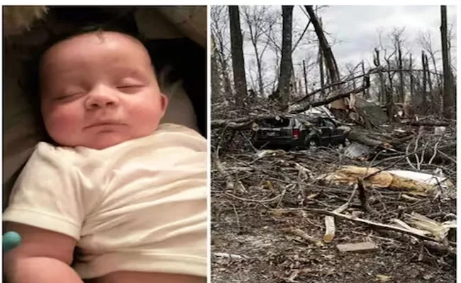 Baby Swept Away Tennessee Tornado Found Alive - Sakshi