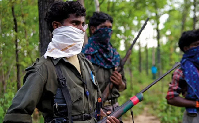 Encounter Broke Out Between Security Forces And Naxalites Gogunda Area - Sakshi