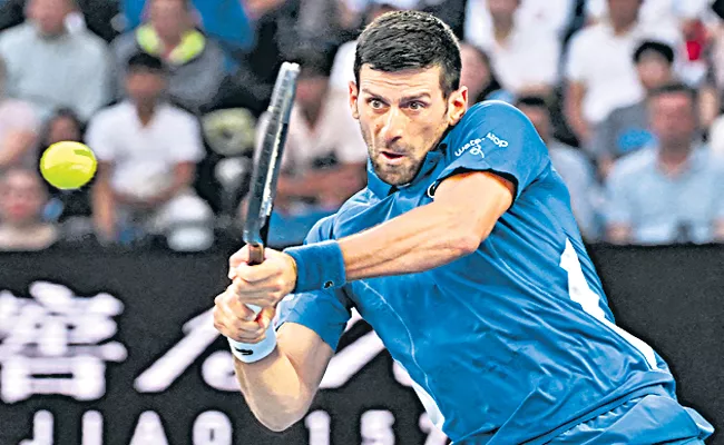 Australian Open: Novak Djokovic wins longest Grand Slam first round match of his career - Sakshi
