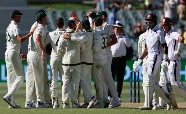 Australia Beat West Indies By 10 Wickets In First Test - Sakshi