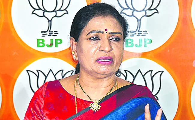 BJP Leader DK Aruna Questions Congress Govt Over Enquiry On Kaleshwaram Project Corruption - Sakshi