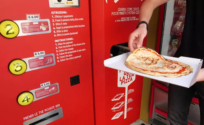 Good news for lovers the FirstPizza ATM opens in Chandigarh - Sakshi