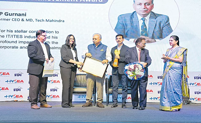 CP Gurnani gets Lifetime Achievement Award from HYSEA - Sakshi