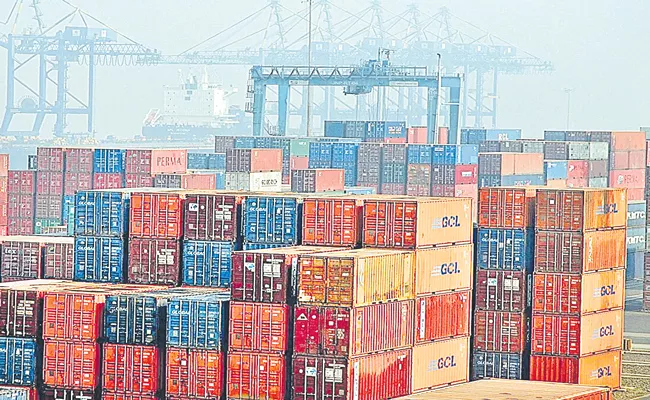 India exports: Exports rise 3. 12 pc in January despite Red Sea crisis - Sakshi
