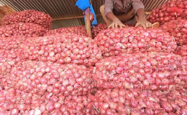 India Greenlights Limited Onion Exports To Four Nations - Sakshi