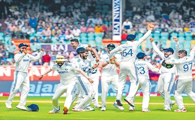 Indian cricket team takes revenge, beat England by 106 runs - Sakshi
