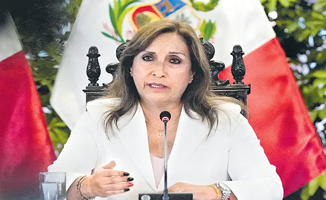 Peru President Dina Boluarte home raided in search for Rolex watches - Sakshi