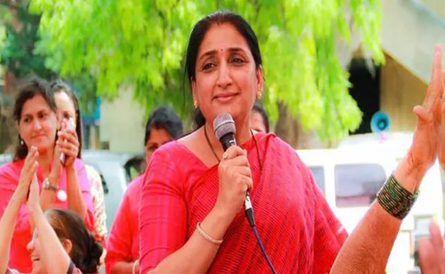 Sunetra Pawar seeks support for upcoming Lok Sabha polls - Sakshi