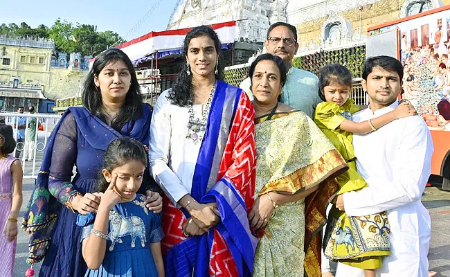 Sri Rama Navami 2024: PV Sindhu Visit Tirumala Tirupati Temple - Sakshi