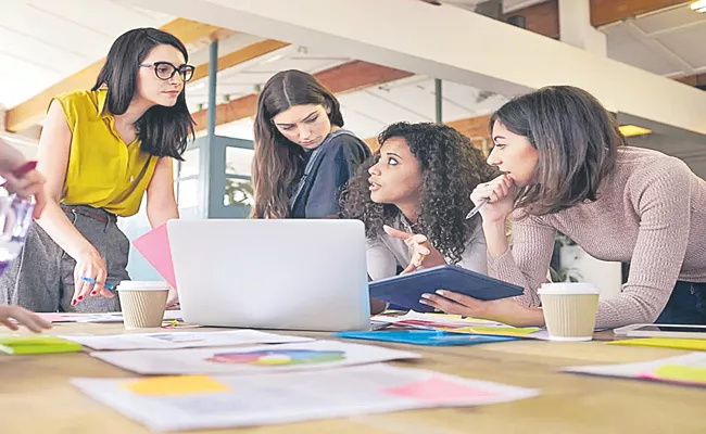 Women participation in tech roles in non-tech sectors to grow by 24. 3percent by 2027 - Sakshi