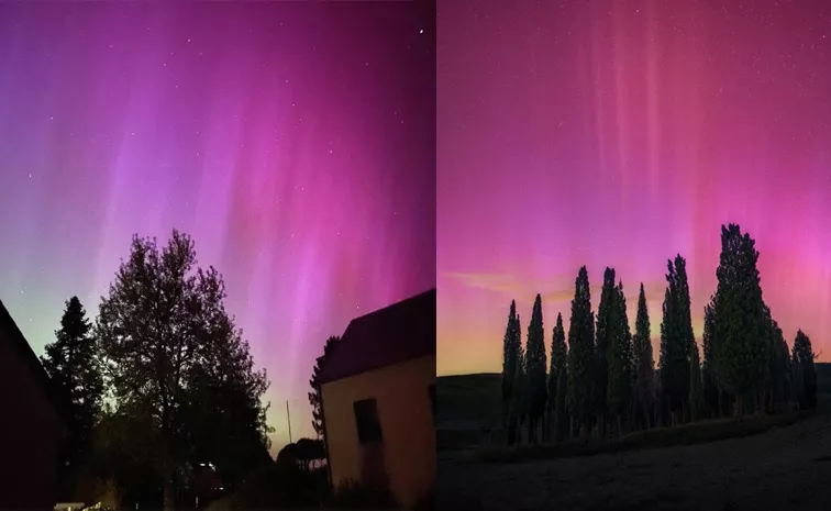 Northern Lights After Strongest Solar Storm In 2 Decades video goes viral