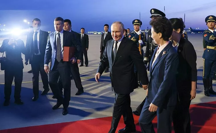 Russian President Vladimir Putin Arrived In China