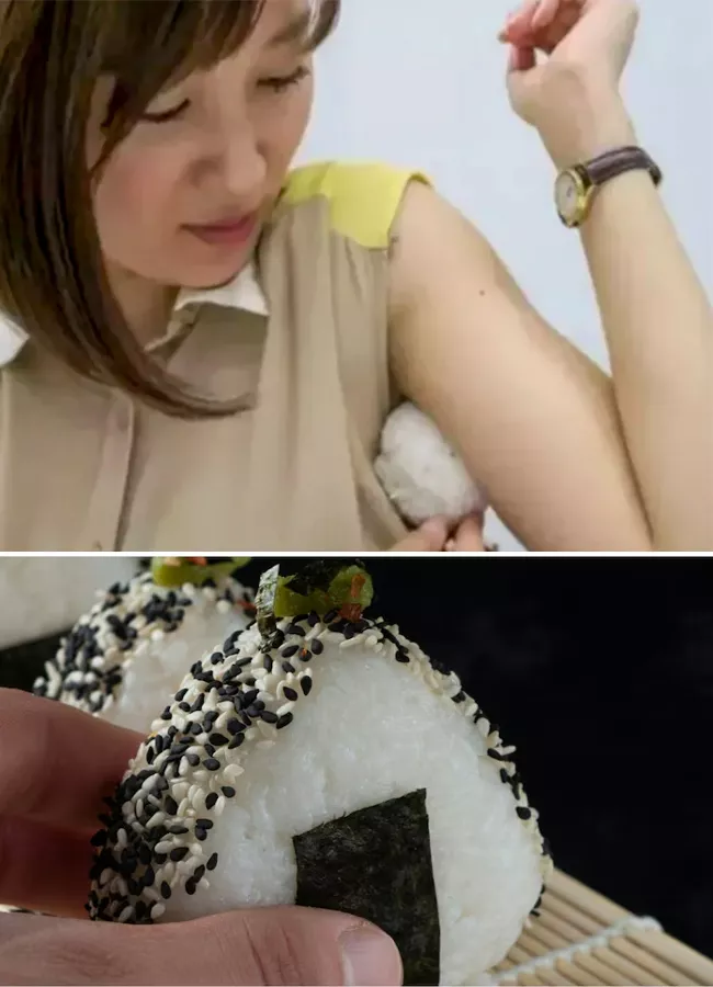 Human sweat infused rice balls in the armpits of cute Japanese girls at high price