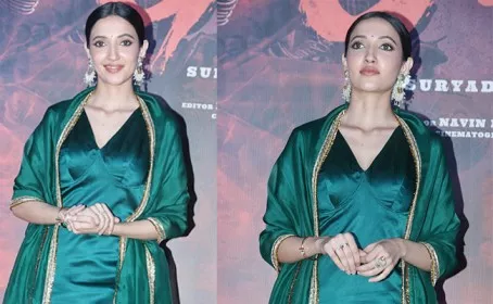 Actress Neha Shetty At Gangs of Godavari Movie Teaser Launch Photos