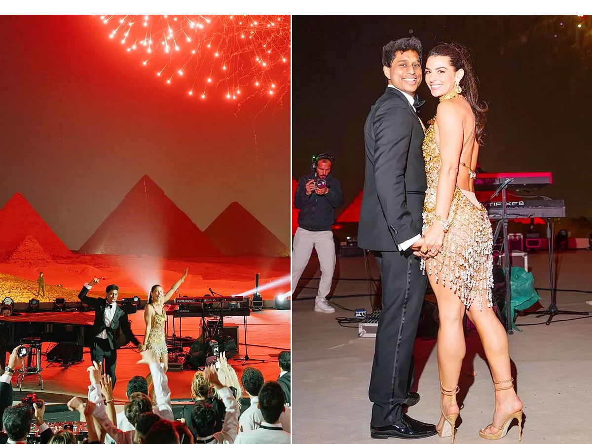Billionaire CEO and Former WWE Divas Epic Egyptian Wedding at the Pyramids Photos