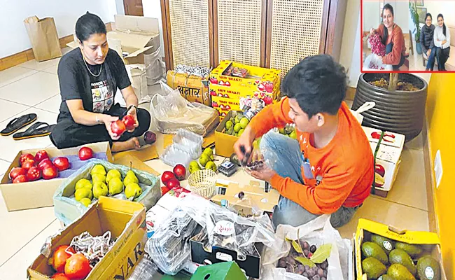 Priya Chhetri runs a small business to sell exotic fruits and nuts, with help from her employer
