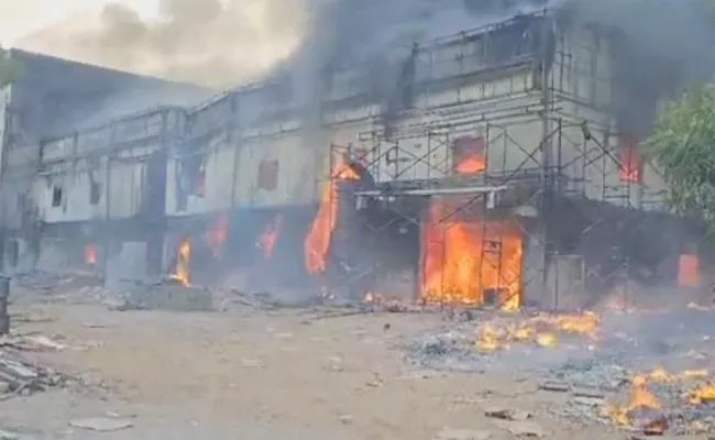 Fire Accident At shadnagar Pharma Company