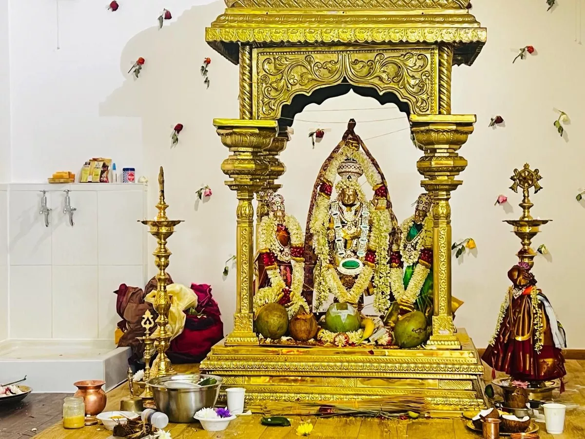 Opening Ceremony Of Sri Venkateswara Balaji Temple In London - Sakshi