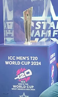 T20 World Cup 2024 Trophy At Sakshi Office: Photos