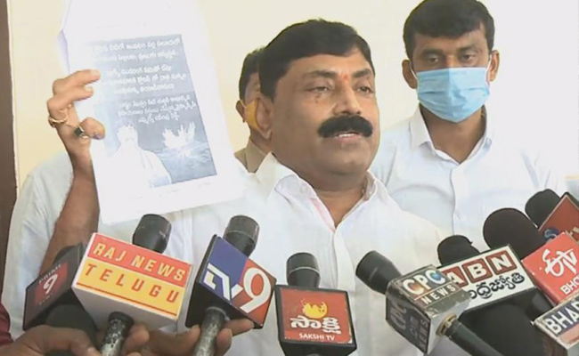 P Ravindra Reddy క్లోరిన్ సరఫరాతో నాకు సంబంధం లేదు | P Ravindranath Reddy Fires on TDP ...