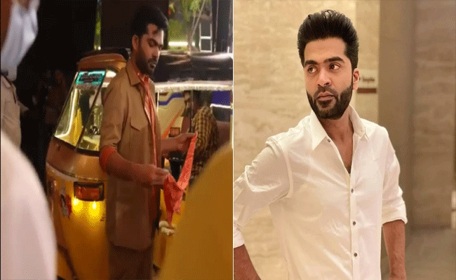 Actor Simbu Turns Into An Auto Driver For Ad Shoot, Video Goes Viral ...