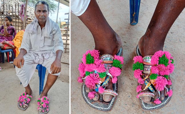 Kirru Cheppulu: ట్రెండ్‌ మారింది.. కిర్రు చెప్పుల ‘సోగ్గాడు’ | Man ...