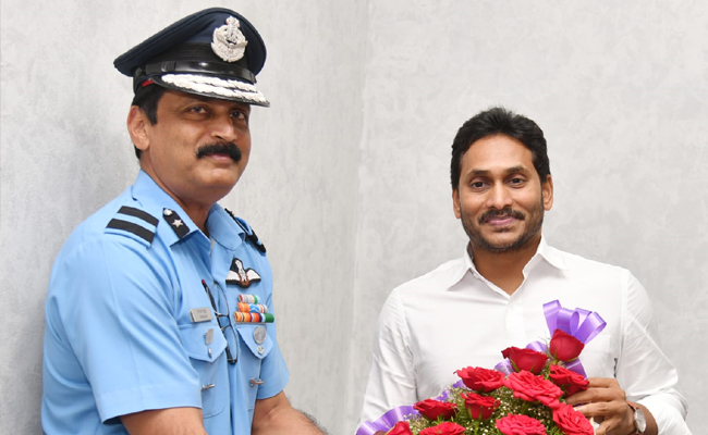 Vm Reddy NCC Dy. DG VM Reddy Met AP CM YS Jagan - Sakshi