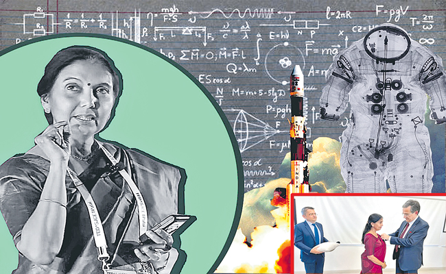 V R Lalithambika వీఆర్ అంటే విజయ సంకేతం ISRO Scientist VR