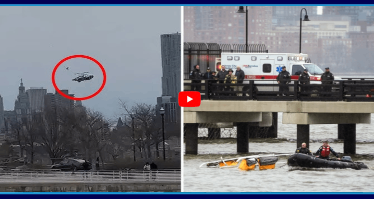 న్యూయార్క్‌లో హెలికాప్టర్‌ ప్రమాదం.. | Helicopter Crash In New York ...