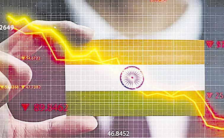 భారత్‌ వృద్ధి అంచనాలు డౌన్‌ | IMF cuts India growth forecast for FY26 ...