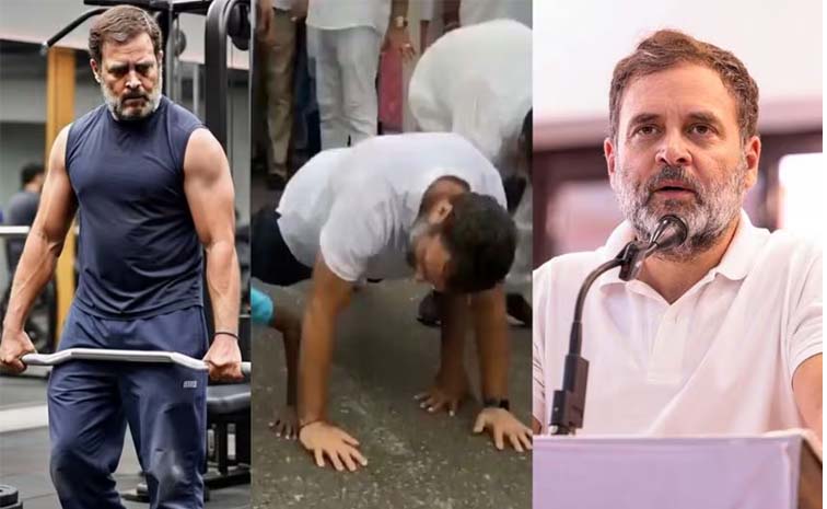 Ghandi Gym Routine Rahul Gandhi: ఇప్పటికీ యువకుడిలా..ఫిట్నెస్ సీక్రెట్ ఇదే.. | Rahul ...