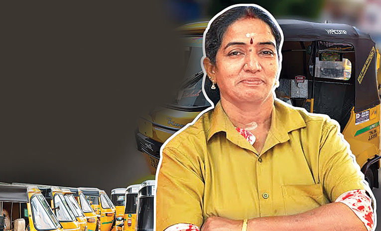 ఆటో ఆపద్బాంధవి! | Female Auto Driver Raji Akka | Sakshi