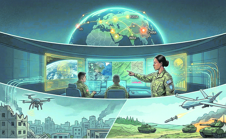 ఇదీ ఏఐ ప'వార్‌'! | Artificial Intelligence Enters the Battlefield | Sakshi