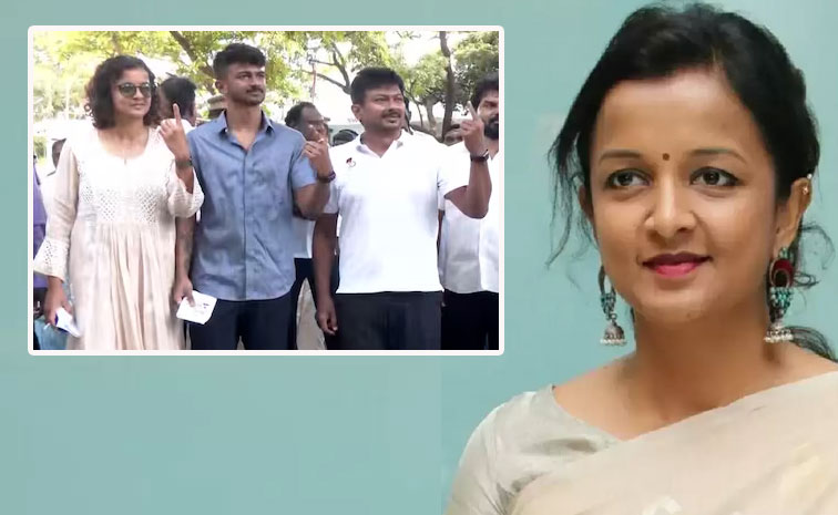 ఫస్ట్ టైమ్ నా కొడుకు ఓటు వేస్తున్నాడు: ఉదయనిధి భార్య