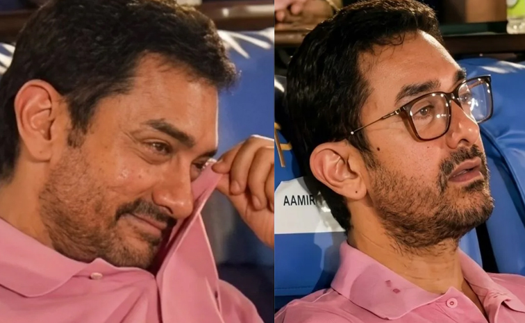 కన్నీరు పెట్టుకున్న ఆమిర్‌ ఖాన్‌.. ఓదార్చిన సాయి పల్లవి: వీడియో