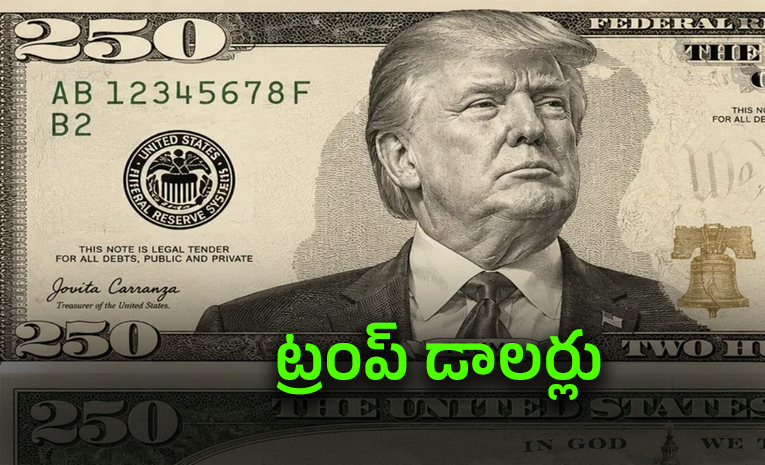 కరెన్సీ నోటు మీద ట్రంప్.. డిజైన్ రెడీ | Trump face 250 dollar bill US ...