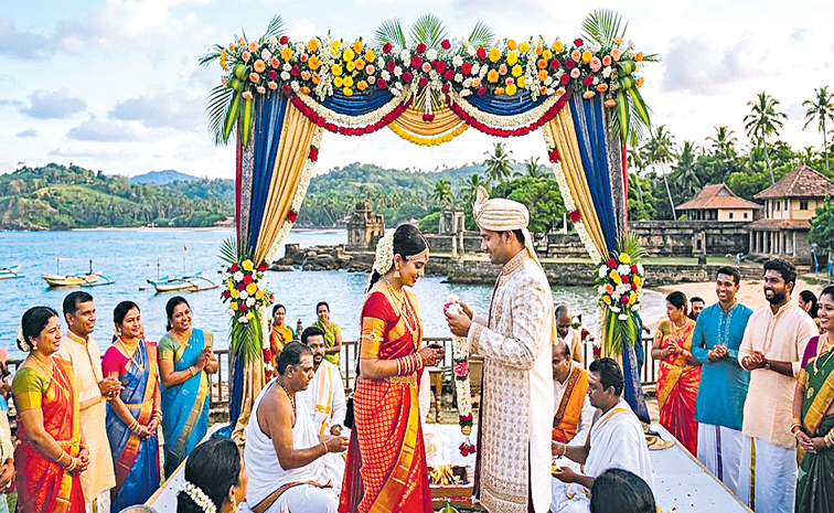 పెళ్లి బాజాలు ఇక లంకలో