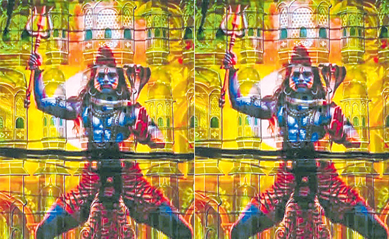 మండపం ముందు శివతాండవం!