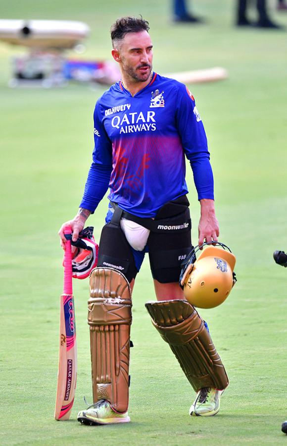 SRH And RCB Players Practice Session At Uppal Stadium Special Photos24