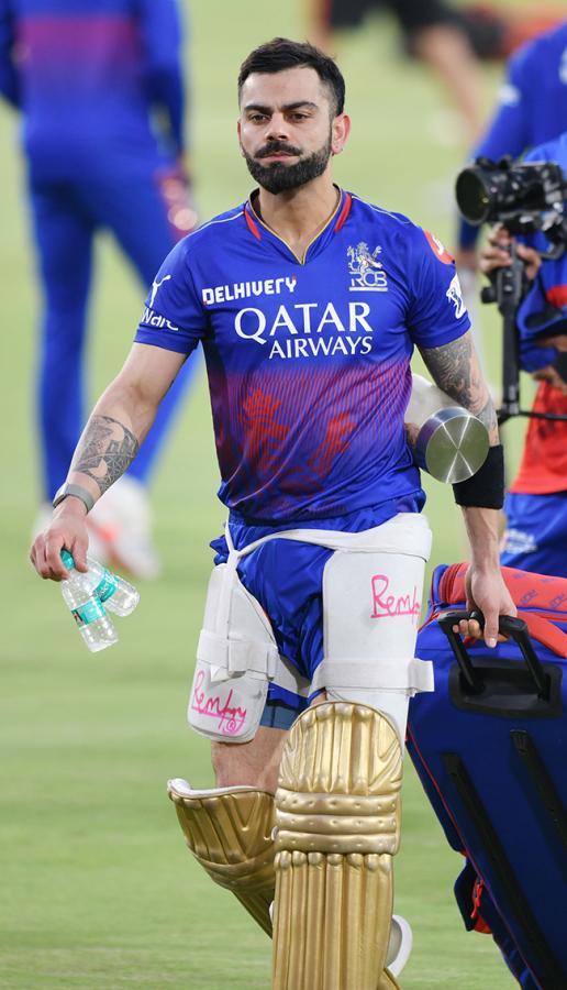 SRH And RCB Players Practice Session At Uppal Stadium Special Photos3