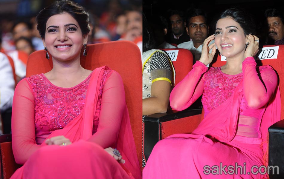 Samantha Special Attraction at Auto Nagar Surya Audio Function2