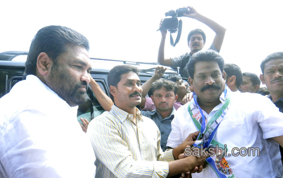 Jagan was received in great way in Gannavaram - Sakshi12
