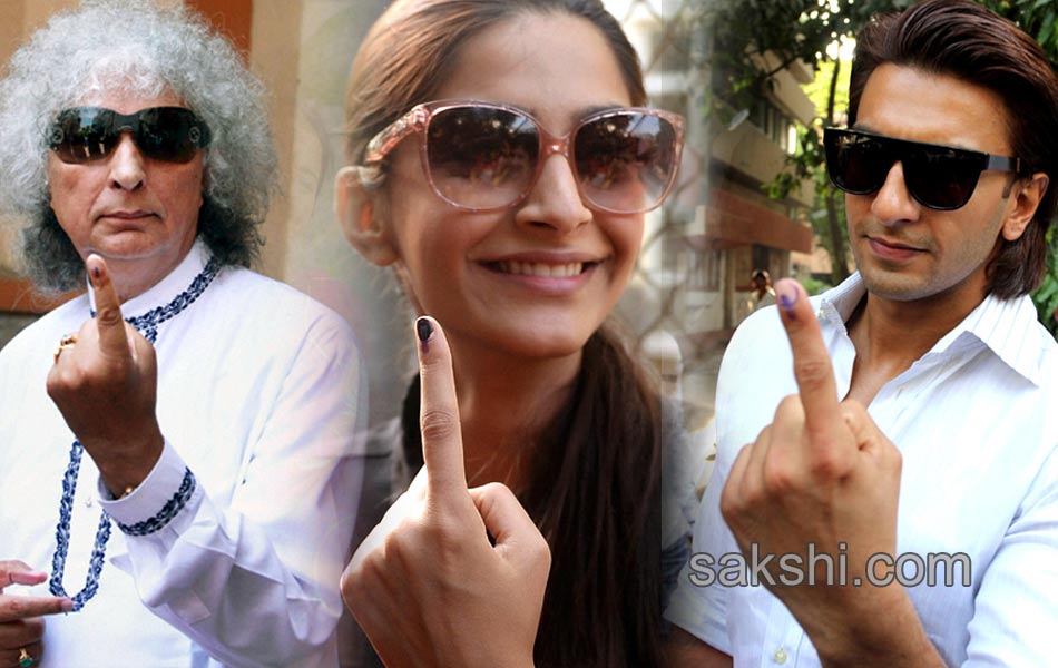 Celebrities turn up big time to vote - Sakshi23
