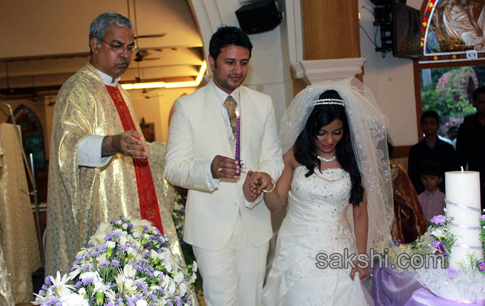 Actor Raja and Amritha wedding - Sakshi16