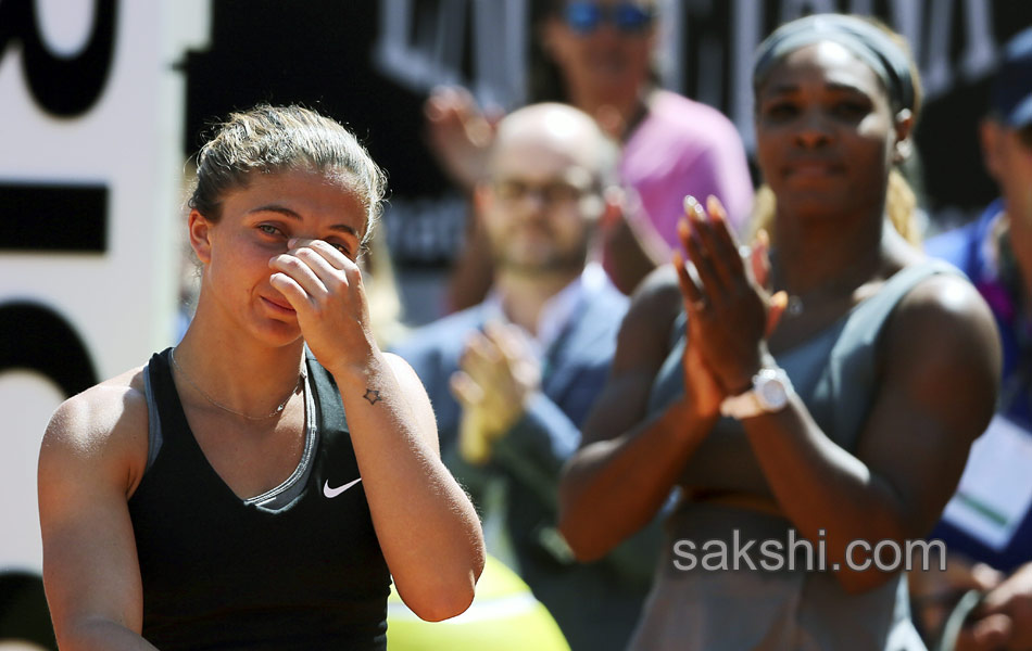Serena wins italy tennis open6