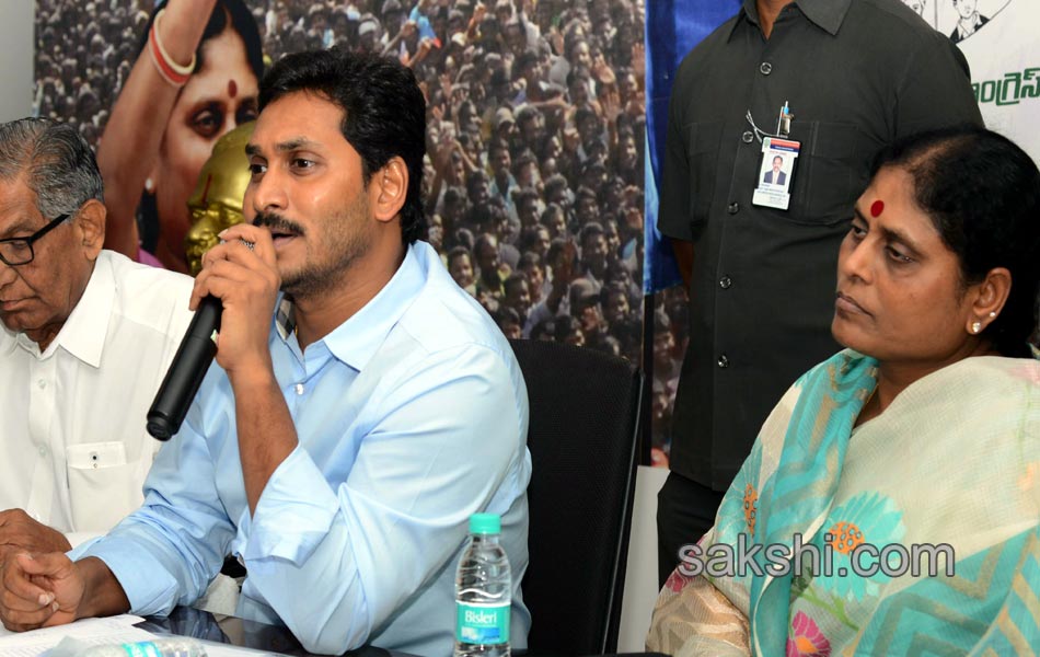 ysrcp committee review meeting - Sakshi5